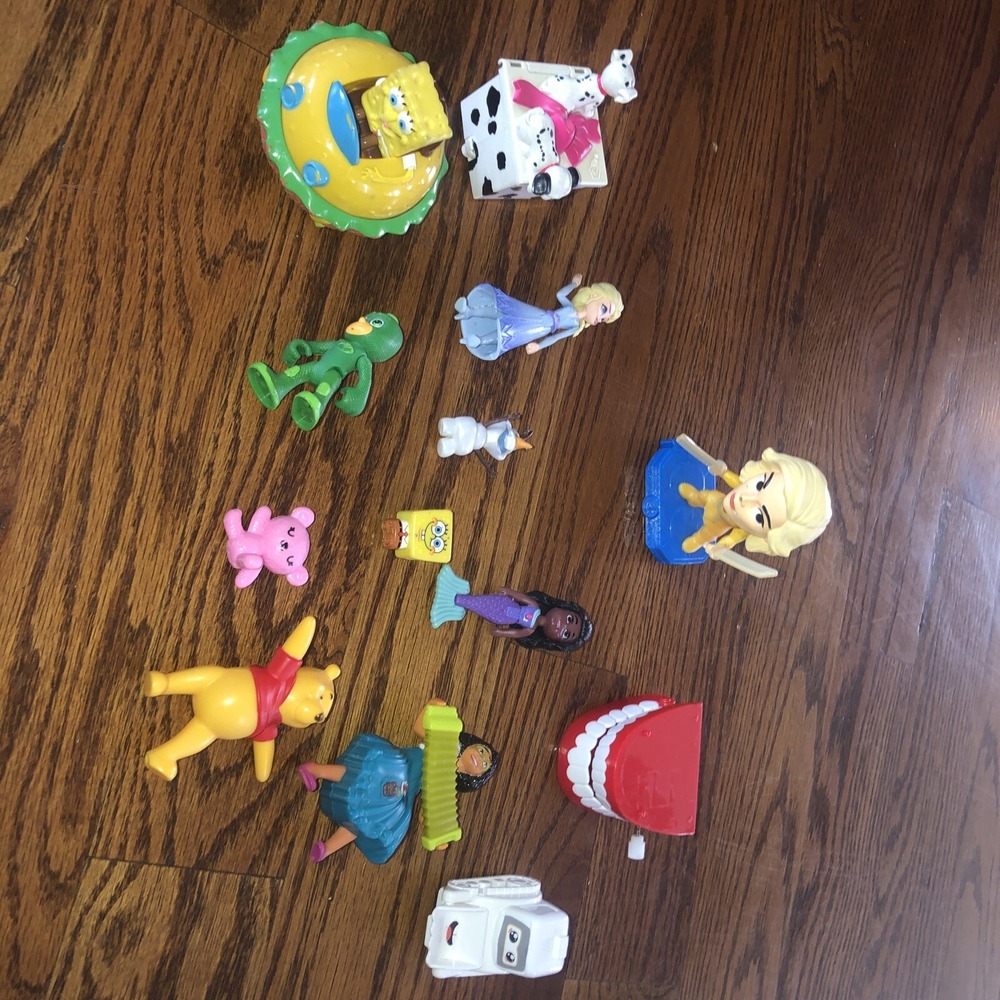 Lot Of Kids Toys‎ Frozen, SpongeBob, Pooh, Geko 13 Pieces
